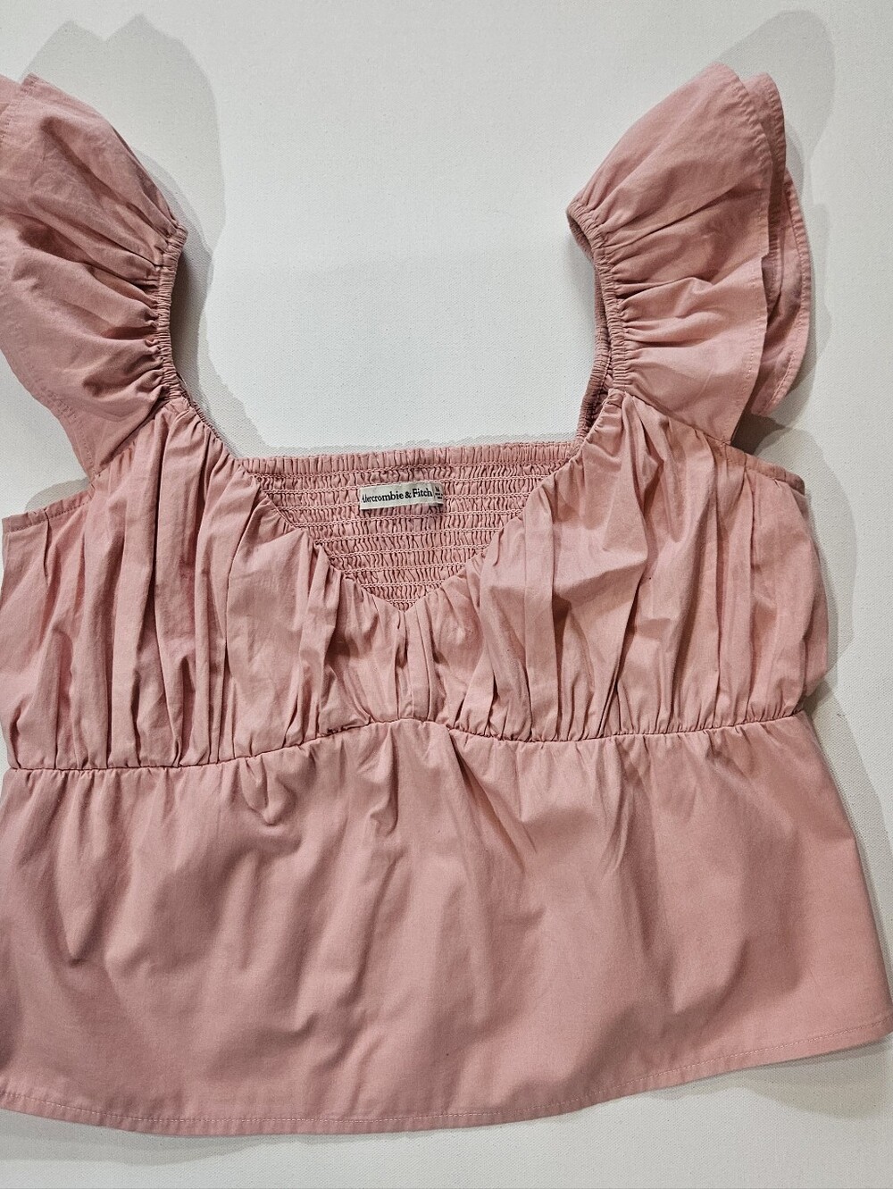 Abercrombie & Fitch Crop Top Womens Medium Pink Whimsigoth Festival Wear